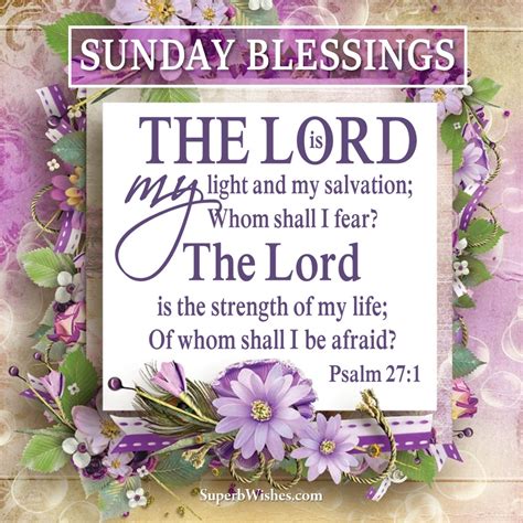 sunday blessings bible verses